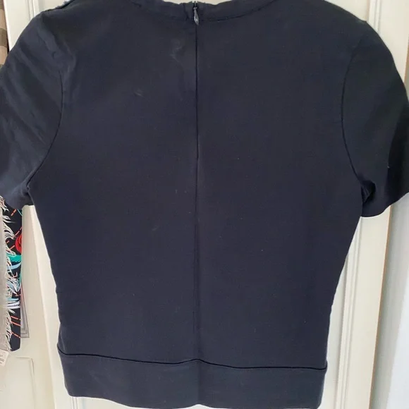 Zara Navy Blue Tee - Short Sleeve - Picture 8 of 12